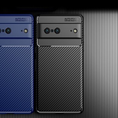 Google Pixel 7 Tracy juoda CARBON FIBER nugarėlė 9