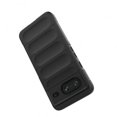 Google Pixel 8 black Tracy Anti-slip Rugged nugarėlė 2