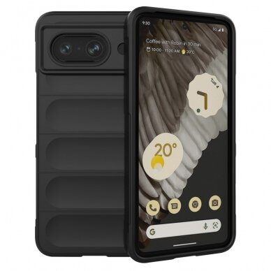 Google Pixel 8 black Tracy Anti-slip Rugged nugarėlė