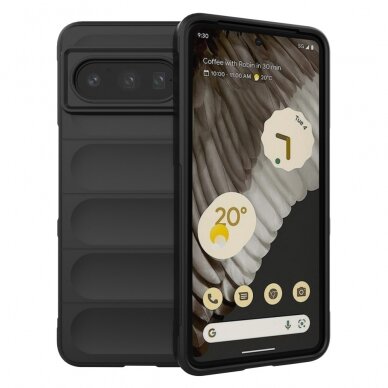 Google Pixel 8 PRO black Tracy Anti-slip Rugged nugarėlė