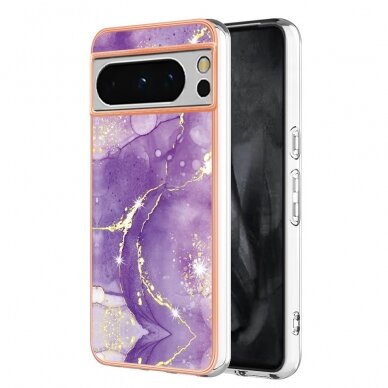 Google Pixel 8 PRO Tracy nugarėlė MILKY WAY MARBLE Purple