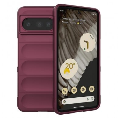 Google Pixel 8 PRO wine red Tracy Anti-slip Rugged nugarėlė