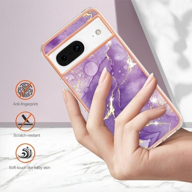 Google Pixel 8 Tracy nugarėlė MILKY WAY MARBLE Purple 2