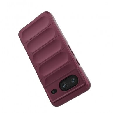 Google Pixel 8 wine red Tracy Anti-slip Rugged nugarėlė 2