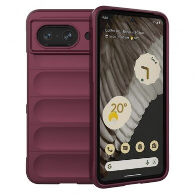 Google Pixel 8 wine red Tracy Anti-slip Rugged nugarėlė