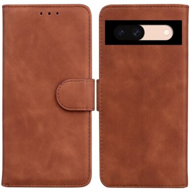 Google Pixel 8a brown VELVET dėklas