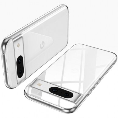 Google Pixel 8a clear CJELLY nugarėlė 1