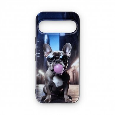 Google Pixel 9 / Pixel 9 PRO black nugarėlė Bulldog Design00322 1