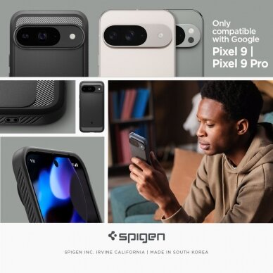 Google Pixel 9 / Pixel 9 PRO SPIGEN RUGGED ARMOR nugarėlė 10