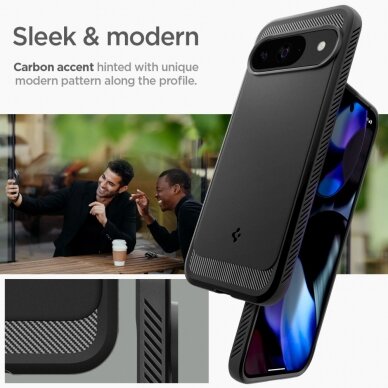 Google Pixel 9 / Pixel 9 PRO SPIGEN RUGGED ARMOR nugarėlė 11