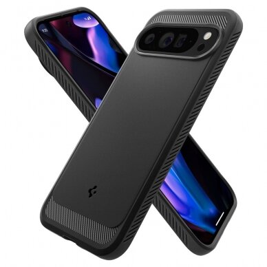 Google Pixel 9 PRO XL SPIGEN RUGGED ARMOR nugarėlė 5