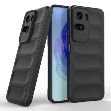 Honor 90 Lite 5G black Tracy Anti-slip Rugged nugarėlė 1