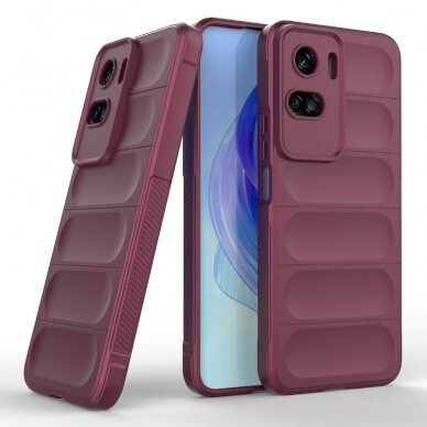 Honor 90 Lite 5G wine red Tracy Anti-slip Rugged nugarėlė 1