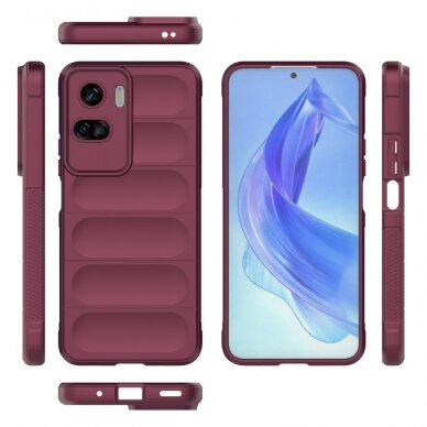 Honor 90 Lite 5G wine red Tracy Anti-slip Rugged nugarėlė 6