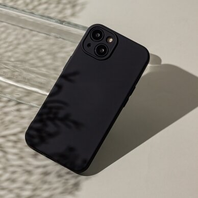 Honor X7 juoda SILICONE LITE nugarėlė 16