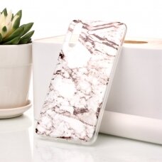 Huawei P20 Tracy White Marble nugarėlė