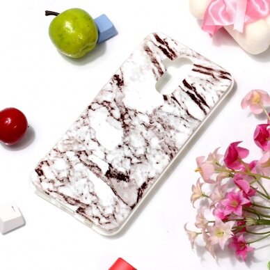 Huawei Mate 20 Lite Tracy nugarėlė White Marble 2