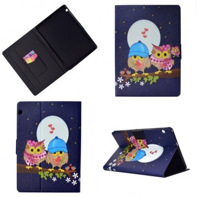 Huawei MediaPad T3 10" fashion dėklas Owls