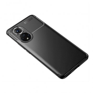 Huawei Nova 9/ Honor 50 mėlyna Carbon Fiber nugarėlė 1