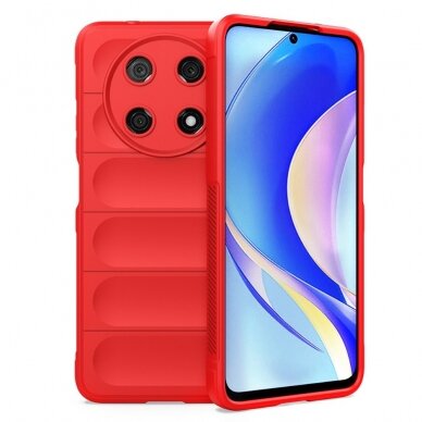 Huawei Nova Y90 raudona Tracy Anti-slip Rugged nugarėlė