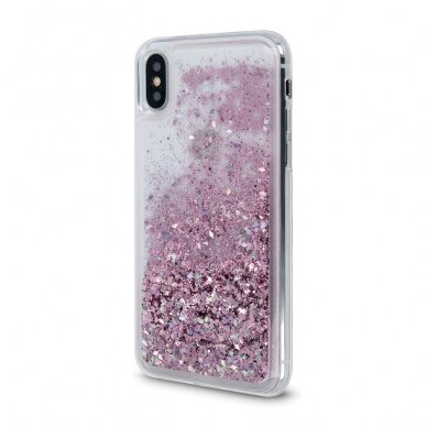 Huawei P Smart 2021 rausva WATER SPARKLE nugarėlė 1