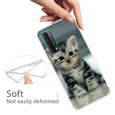 Huawei P Smart 2021 Tracy nugarėlė Adorable Cat 1