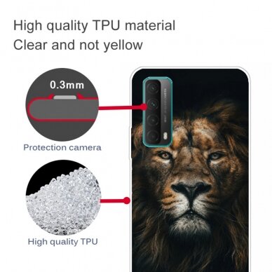 Huawei P Smart 2021 Tracy nugarėlė Dark Lion 1