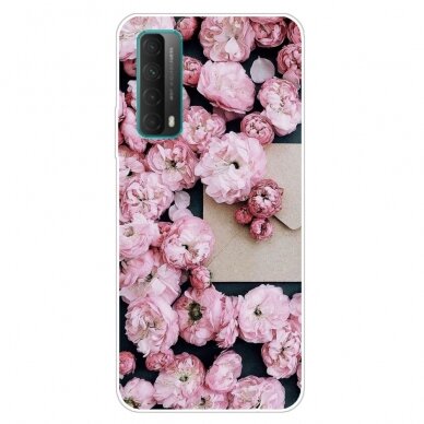 Huawei P Smart 2021 Tracy nugarėlė Pink Roses