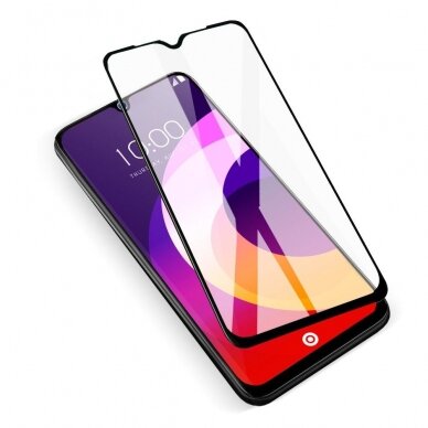 Huawei P20 Lite juodas FLEXIBLE CERAMIC pilnas apsauginis stiklas 1