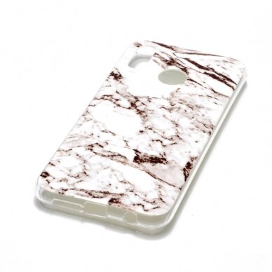 Huawei P20 Lite Tracy White Marble nugarėlė 2