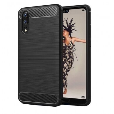 Huawei P20 PRO black LYGCARBON nugarėlė