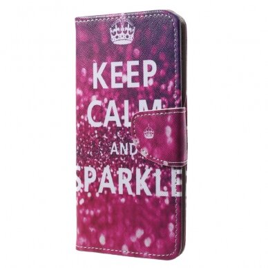 Huawei P20 Pro Tracy fashion dėklas ,,Keep Calm and Sparkle" 2