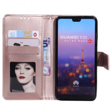 Huawei P20 Tracy MEZZO rausvas Mandala dėklas 3