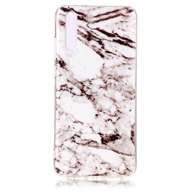 Huawei P20 Tracy White Marble nugarėlė 1