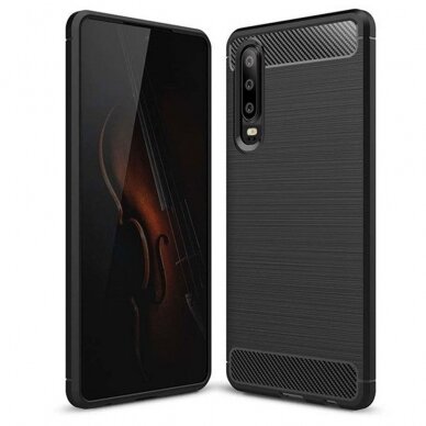 Huawei P30 juoda LYGCARBON nugarėlė