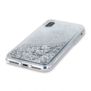 Huawei P30 Lite silver Water Sparkle nugarėlė 2