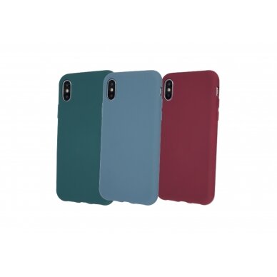 Huawei P30 Lite tamsiai rožinė SILICONE LITE nugarėlė