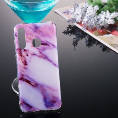 Huawei P30 Lite tracy nugarėlė Purple Marble 4