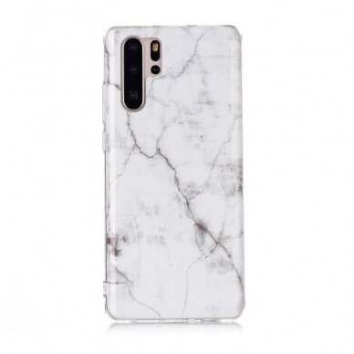 Huawei P30 PRO Tracy nugarėlė White Marble