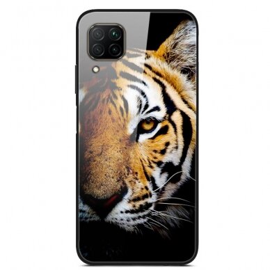 Huawei P40 LITE Blue RAY GLASS nugarėlė Tiger