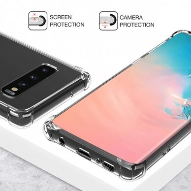 Huawei P40 Lite E skaidri ANTI SHOCK nugarėlė 2