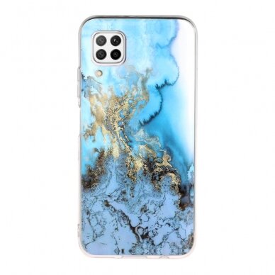 Huawei P40 Lite Tracy nugarėlė Blue Marble 1