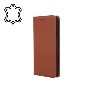 Huawei P40 raudonas odinis GENUINE dėklas 1