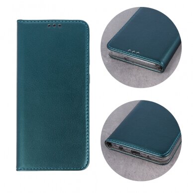 Huawei Y6 2019 dark green dėklas Magnetic 2