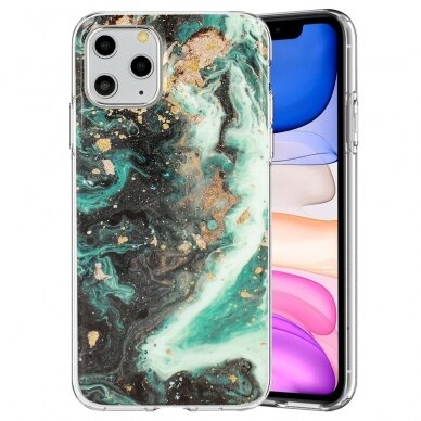 Huawei Y6P MARBLE GLITTER nugarėlė Design4 1