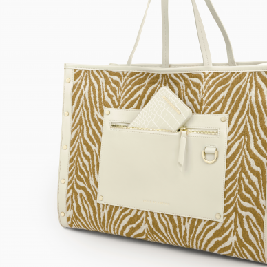 Icone Tote iDeal Of Sweden Bag Zebra Jacquard 4