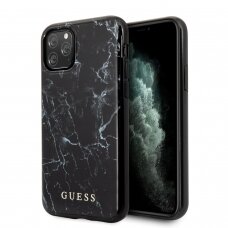 iPhone 11 PRO juoda GUESS nugarėlė GUHCN58PCUMABK