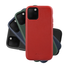 iPhone 11 Pro juoda odinė MELKCO REGAL SNAP nugarėlė