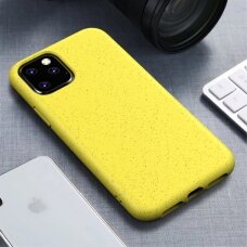 iPhone 11 Pro Max geltona ECO wheat nugarėlė