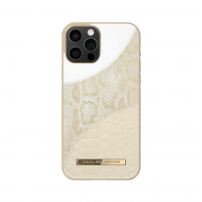 iPhone 12/12 PRO iDeal Of Sweden nugarėlė Cream Gold Snake